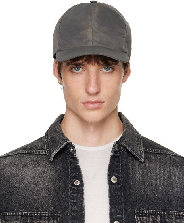 Rick Owens DRKSHDW: グレー Tower Washed Bomber ベースボール