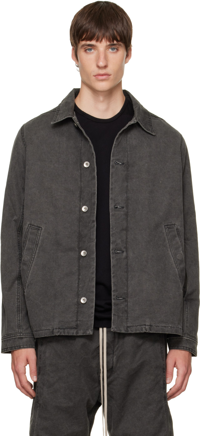 ジャケット・アウター Rick Owens DRKSHDW Rick Owens DRKSHDW: グレー Tower Brad ジャケット | SSENSE 日本