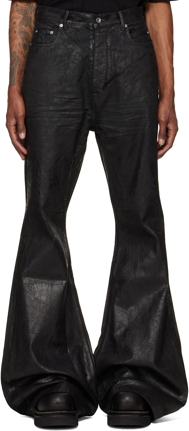 Rick Owens DRKSHDW: ブラック Tower Bolan ブーツカット ジーンズ