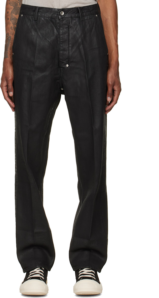 Rick Owens DRKSHDW: ブラック Tower Joris ジーンズ | SSENSE 日本