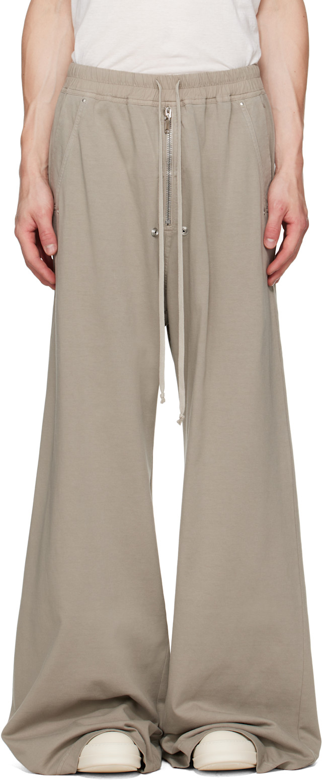 【限定】RICK OWENS DRKSHDW BELA SWEATPANTS Rick Owens DRKSHDW: Gray Tower Geth Belas Sweatpants | SSENSE