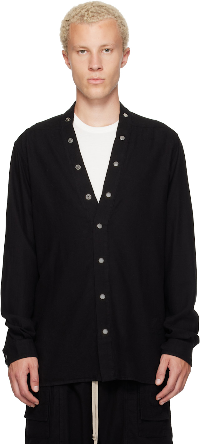 Rick Owens DRKSHDW: Black Tower Larry Shirt | SSENSE