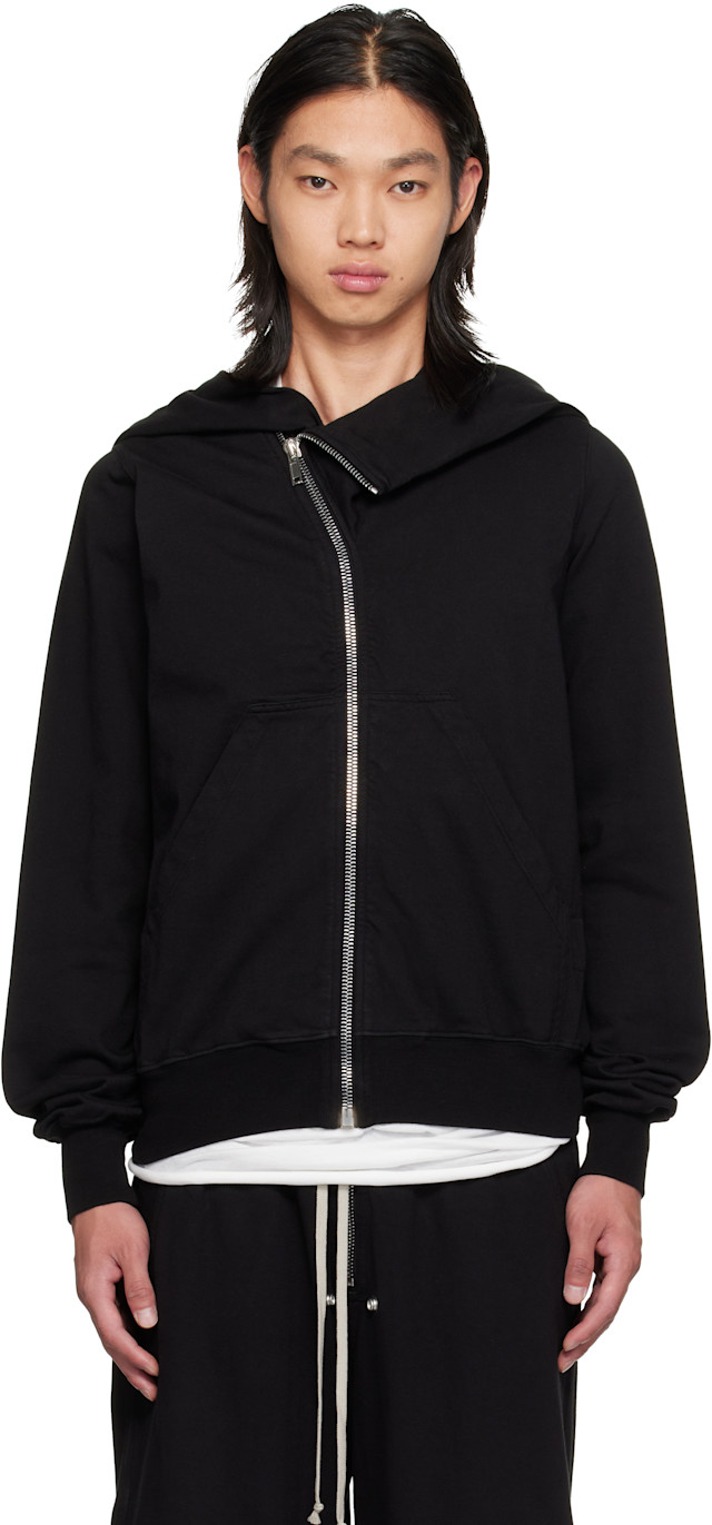 Rick Owens DRKSHDW: Black Tower Mountain Hoodie | SSENSE