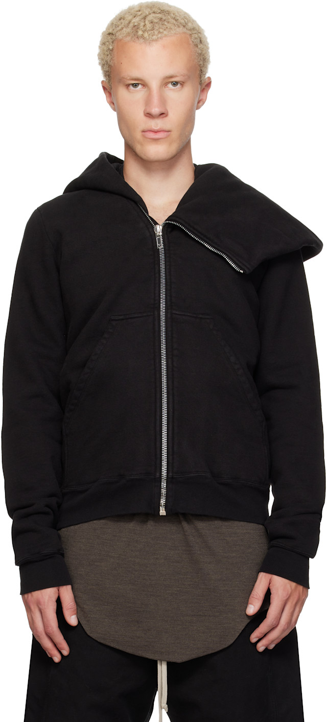 Rick Owens DRKSHDW: Black Tower Mountain Hoodie | SSENSE