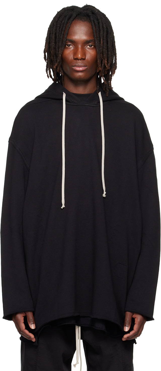 Rick Owens DRKSHDW: ブラック Tower Peter フーディ | SSENSE 日本