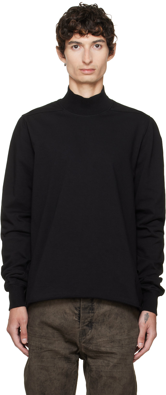 Rick Owens DRKSHDW: ブラック Tower Headon DBL スウェットシャツ