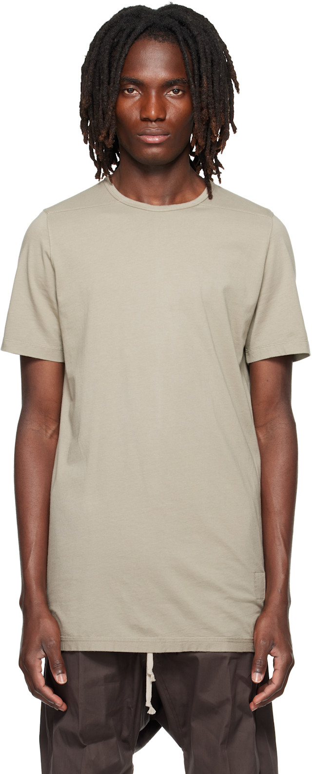 Rick Owens DRKSHDW: Gray Tower Level T-shirt | SSENSE