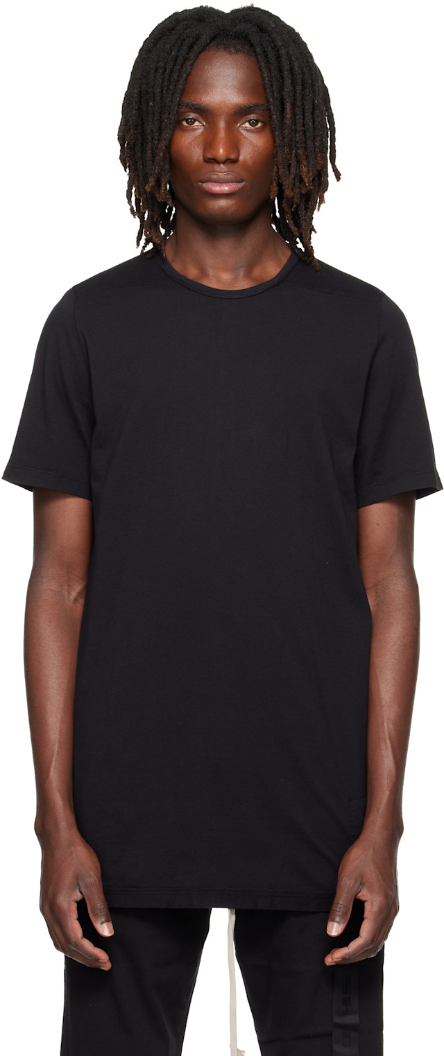 トップス DRKSHDW Graphic Level Long T-Shirt rick-owens-drkshdw-black-tower