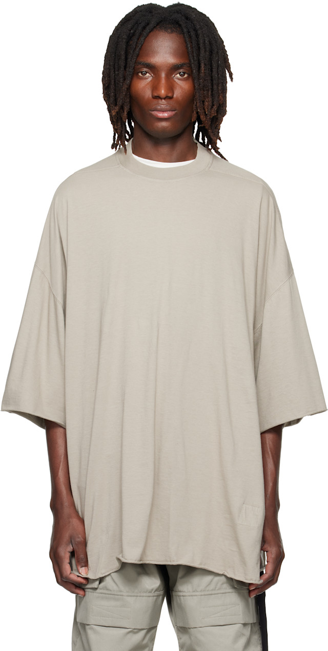 Rick Owens DRKSHDW: Gray Tower Tommy T-shirt | SSENSE