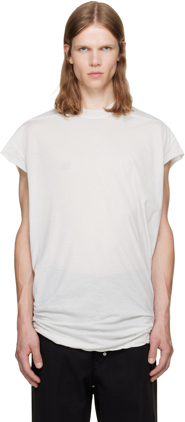 Rick Owens DRKSHDW: White Tower Jumbo SL T-shirt | SSENSE