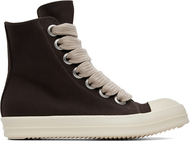RICK OWENS DRKSHDW リックオウエンス Rick Owens DRKSHDW: Brown Tower Jumbolace Sneaks Sneakers | SSENSE