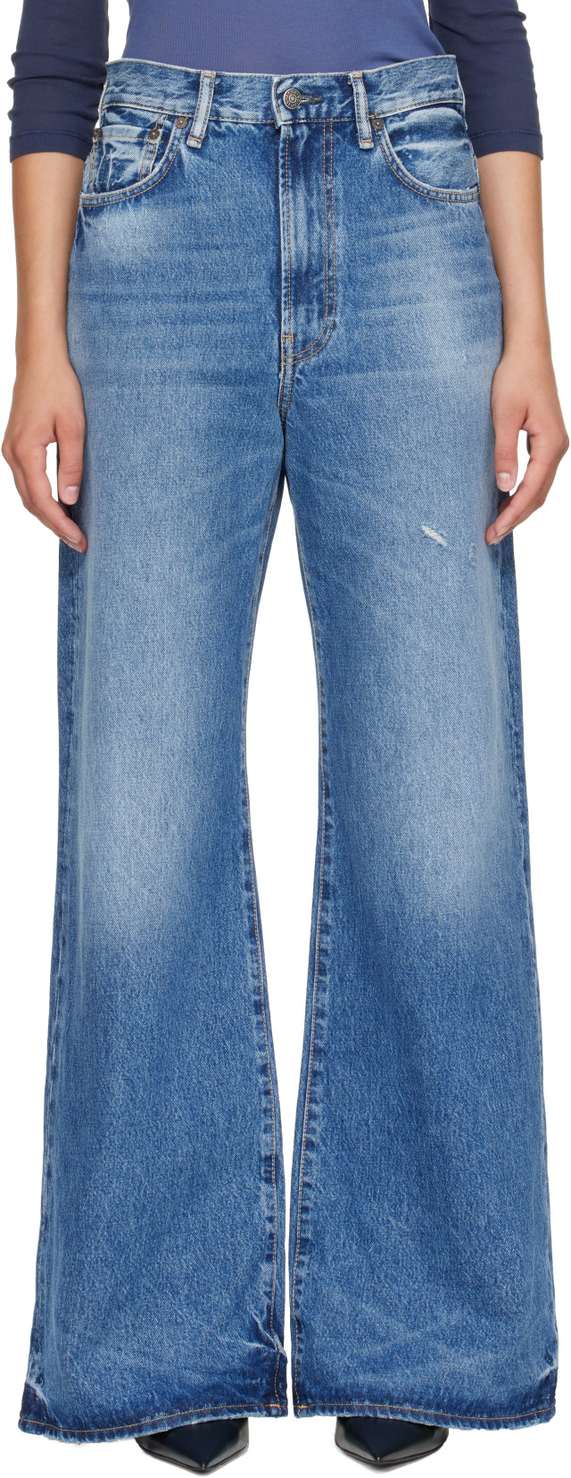 Acne Studios: Blue 2022F Regular Fit Jeans | SSENSE