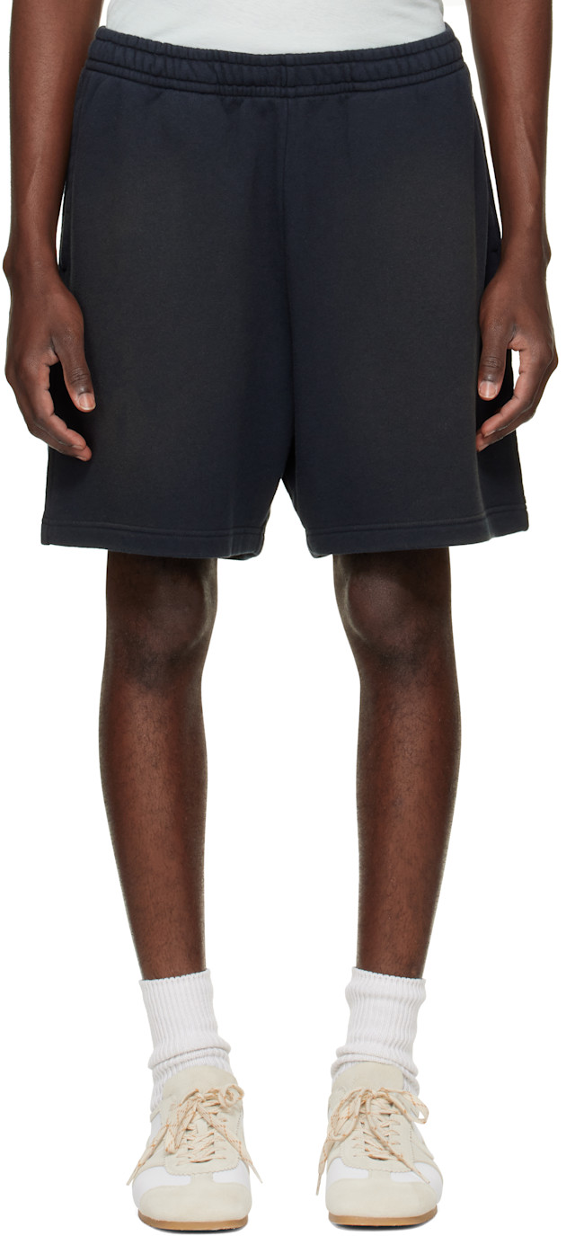 Acne Studios ショートパンツ ブラック acne-studios-black-printed-