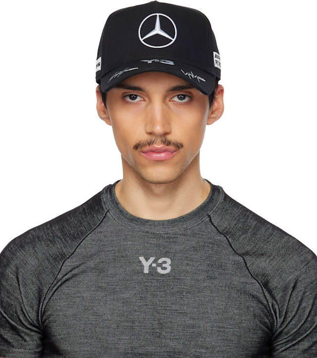 Y-3: ブラック Mercedes-AMG F1エディション ポディウムキャップ 