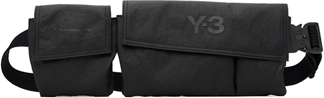 Y-3: Black Y-3 Multi Pocket Sling | SSENSE