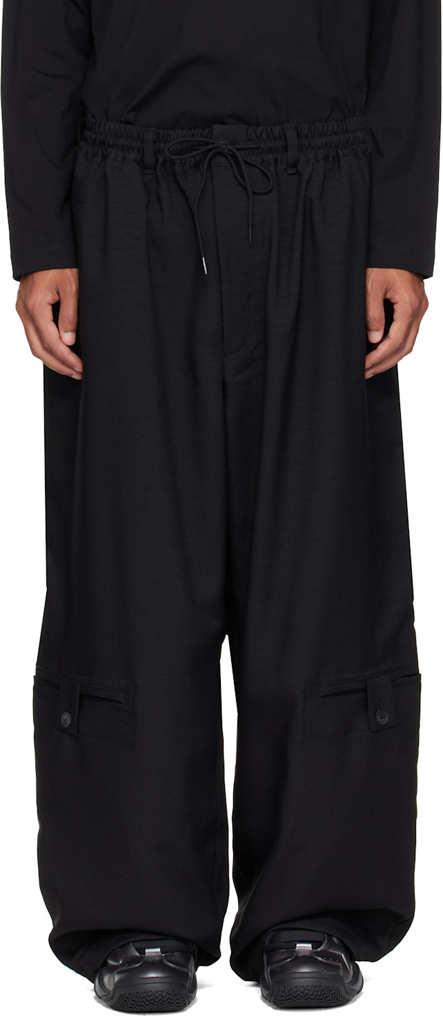 Y-3: ブラック Sport Uniform Adaptive Length カーゴパンツ | SSENSE 日本