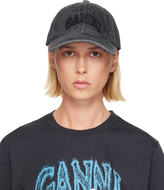 ganni-black-embroidered-denim-