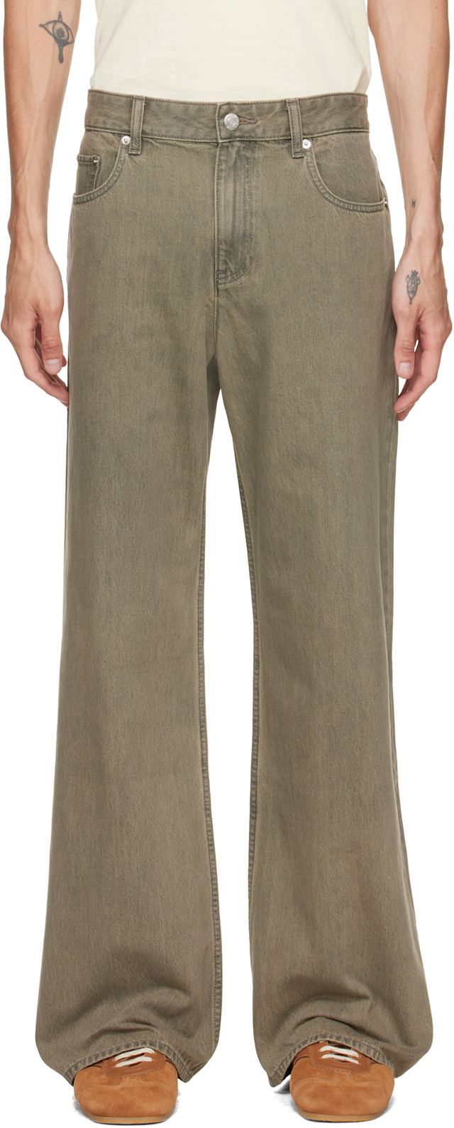 Helmut Lang: Green Wardrobe Jeans | SSENSE