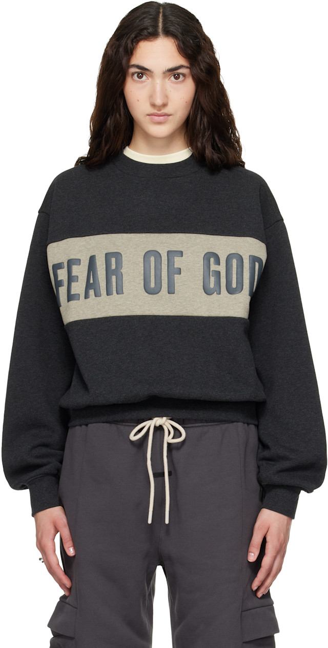 Fear of God ESSENTIALS: Gray Classic Sweatshirt | SSENSE