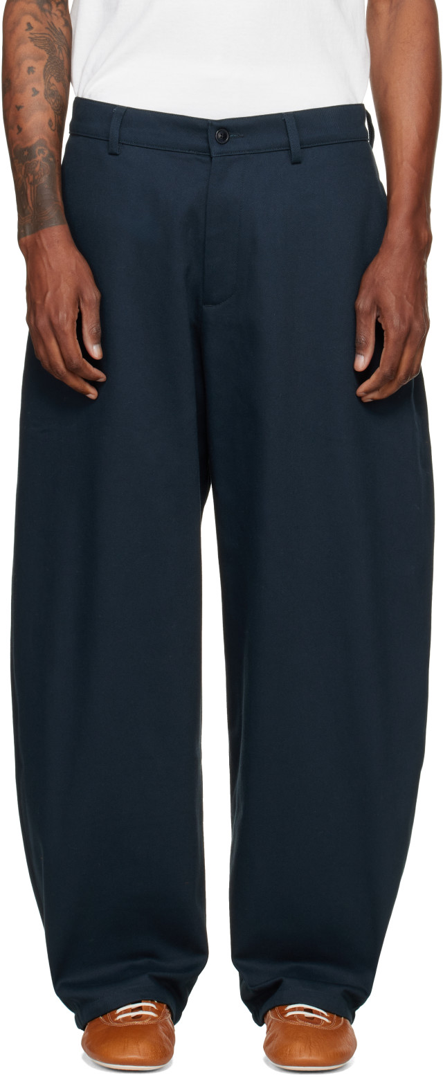 YMC: Navy Like A Trousers | SSENSE
