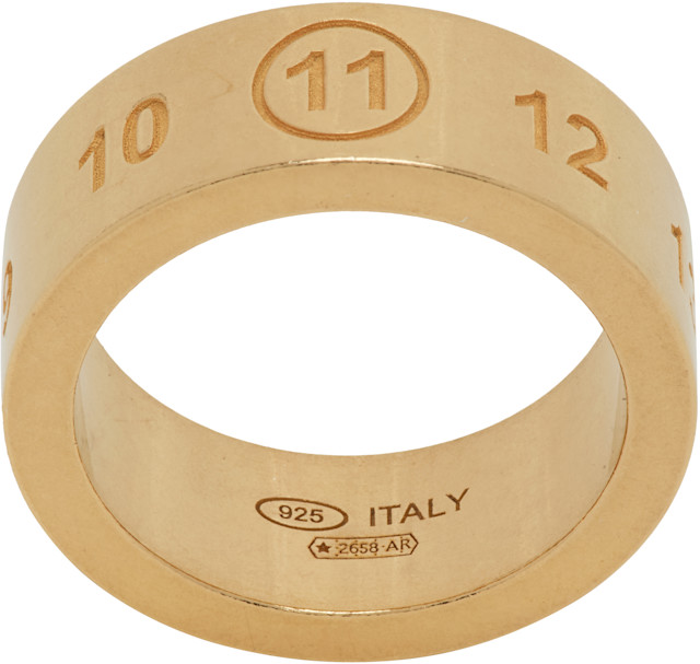 Maison Margiela: Number Reference Ring | SSENSE