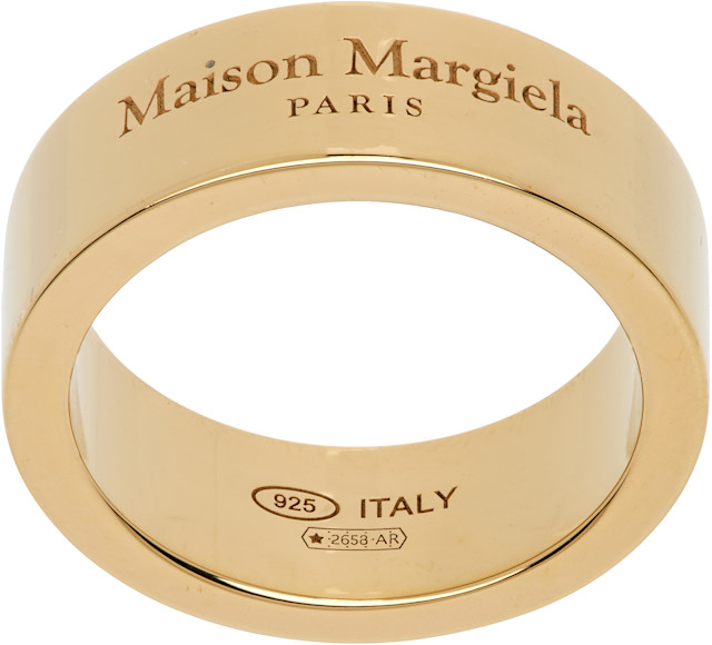 Maison Margiela: Logo Reference Ring | SSENSE