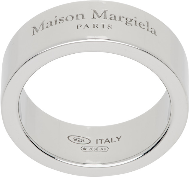 【Maison Margiela】 LOGO REFERENCE RING Maison Margiela: Logo Reference Ring | SSENSE