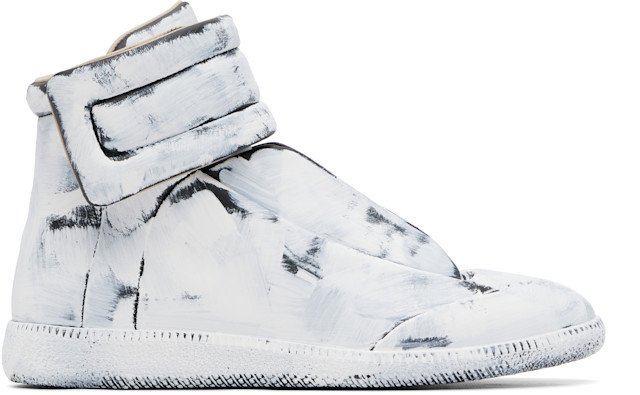 Maison Margiela: Black & White Future Sneakers | SSENSE