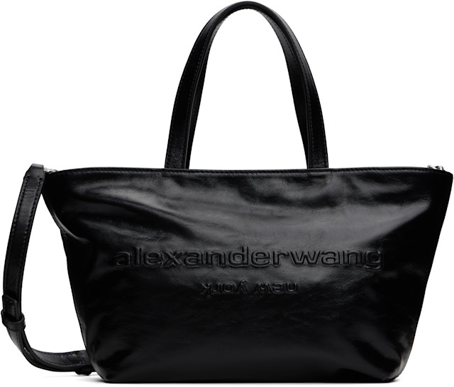 Alexander Wang: Black Punch Mini Tote | SSENSE