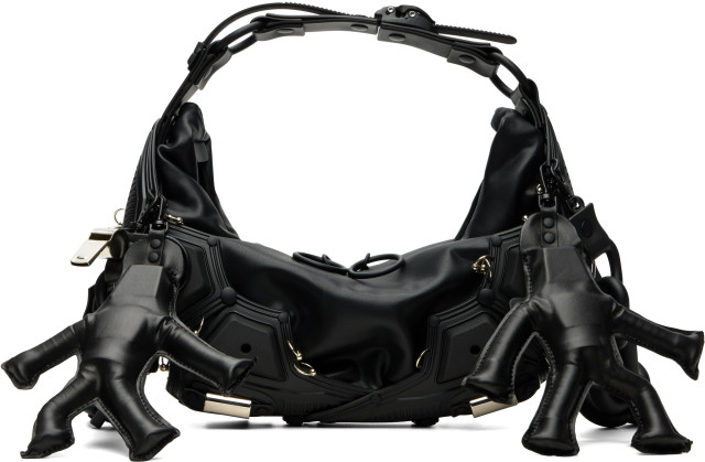Innerraum: Black Object M02 Small Half Moon Bag | SSENSE Canada