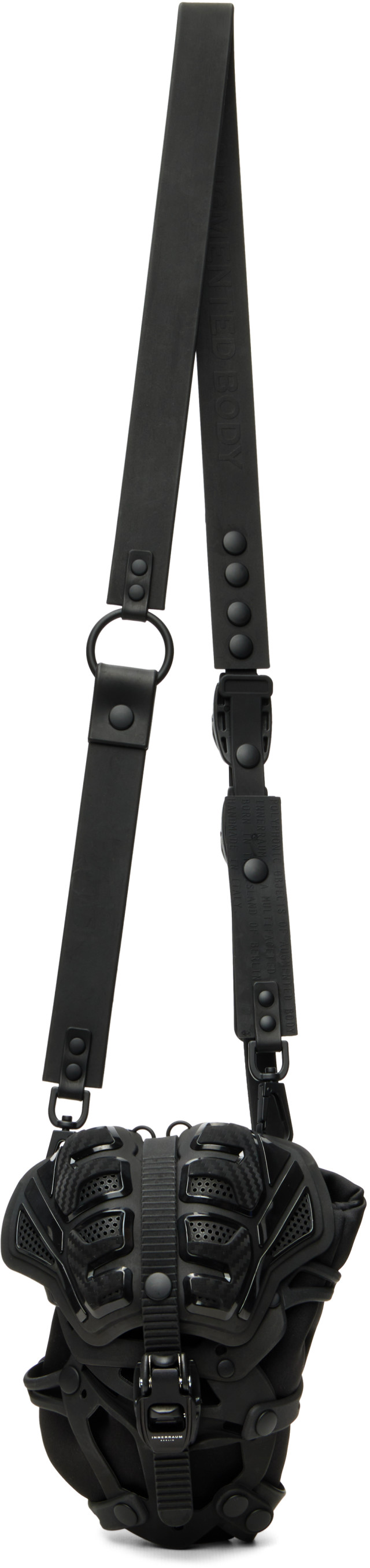 innerraum funcase インナーラム ショルダーバッグ Innerraum: Black Object I31 Funcase Shoulder Bag | SSENSE