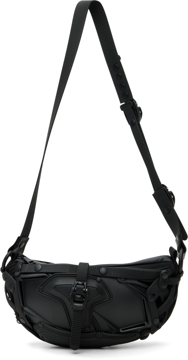 Innerraum: Black Object I30 Crossbody Bag | SSENSE Innerraum: Black Object I30 Crossbody Bag | SSENSE