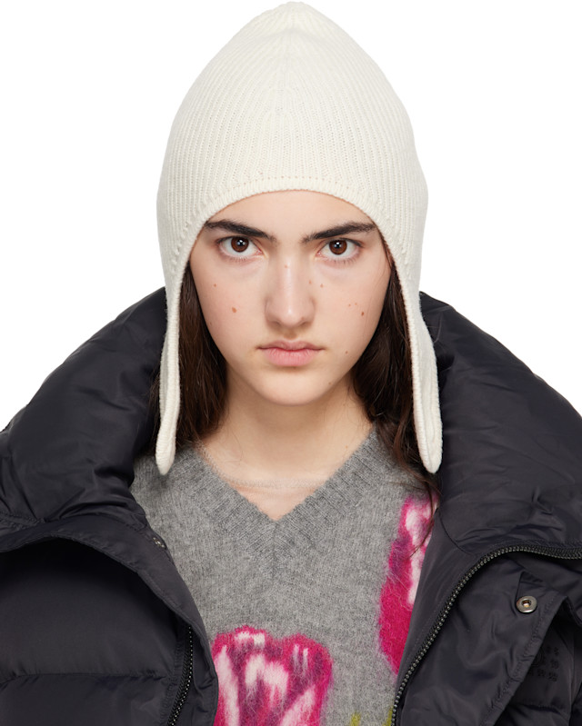 【Maison Margiela 2000s Archive Beanie】 mm6-maison-margiela-off-white-