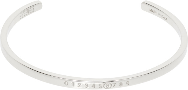 MM6 Maison Margiela ミニマルシグネチャーカフブレスレット MM6 Maison Margiela: Numeric Minimal Signature カフブレスレット