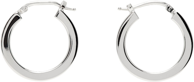 MM6 Maison Margiela: Numeric フープピアス | SSENSE 日本