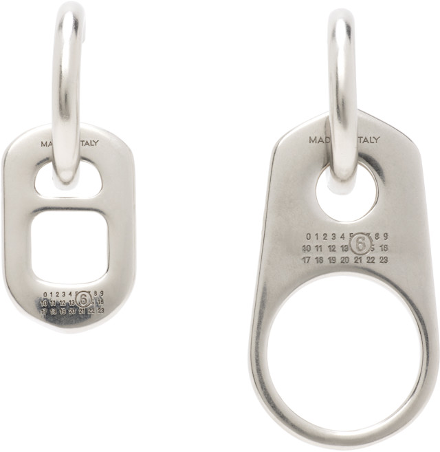 MM6 Maison Margiela: Bottle Cap Drop Earrings | SSENSE