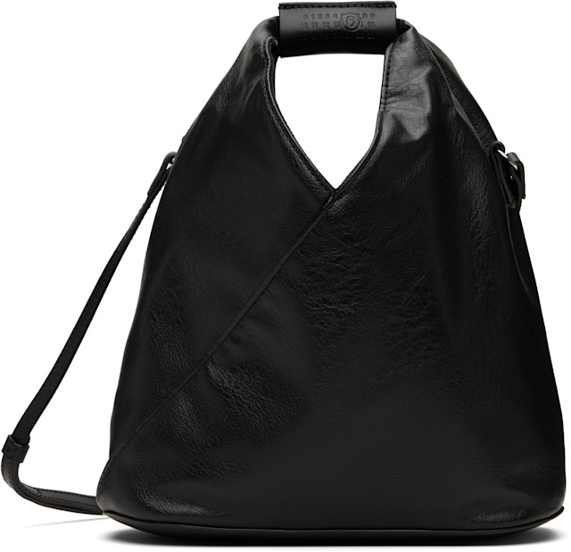 【Maison Margiela】 CROSSBODY BAG MM6 Maison Margiela: Black Triangle Crossbody Bag | SSENSE
