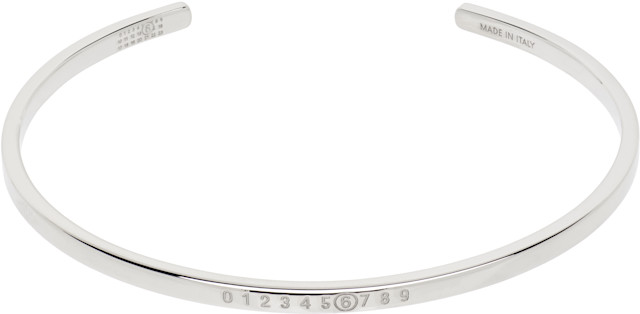 MM6 Maison Margiela: Numeric Minimal Signature カフブレスレット