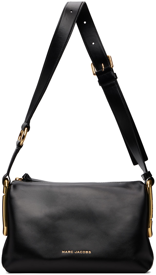 バッグ marc jacobs archive leather shoulder bag Marc Jacobs: Black Scene Medium Shoulder Bag | SSENSE
