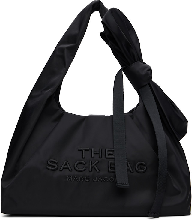 Marc Jacobs: ブラック 'The Bow Nylon Sack' トートバッグ | SSENSE 日本