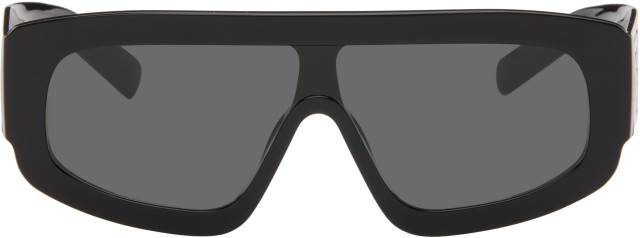 Prada Eyewear: ブラック シールドサングラス | SSENSE 日本
