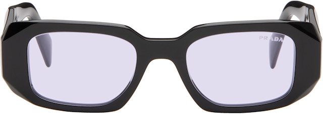 Prada Eyewear: Black 'Prada Symbole' Sunglasses | SSENSE