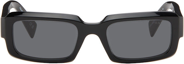 Prada Eyewear: Black 'Prada Symbole' Sunglasses | SSENSE