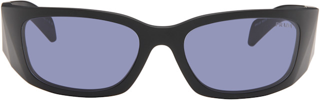 Prada Eyewear: Black 'Prada Symbole' Sunglasses | SSENSE