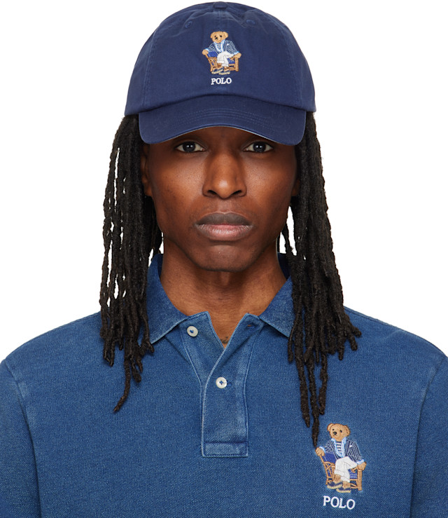 Polo Ralph Lauren ベースボールキャップ　ネイビー　新品未使用 Polo Ralph Lauren: ネイビー Polo ベア ツイル ベースボールキャップ