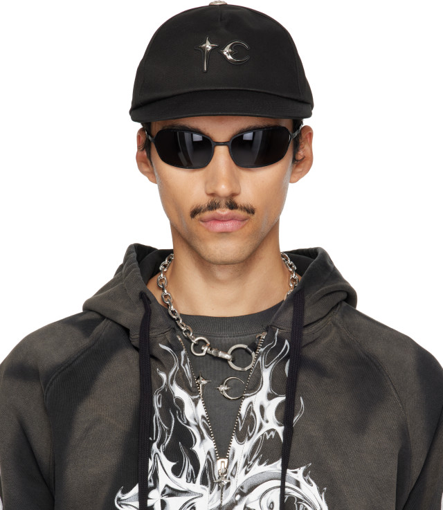 Thug Club: ブラック Tyrannosaurus キャップ | SSENSE 日本