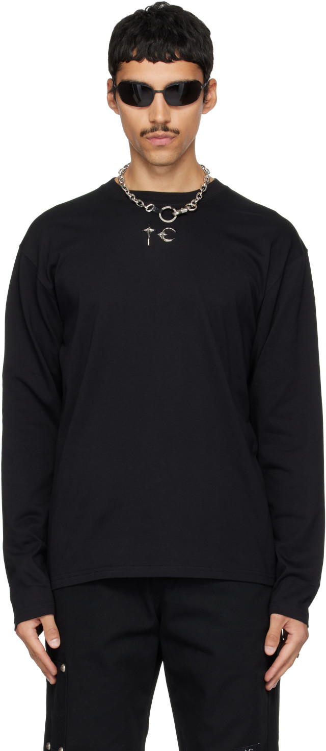 トップス  Thug Club Long Sleeve T-Shirt Thug Club: Black Basic Long Sleeve T-shirt | SSENSE Canada