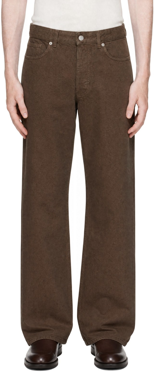 ANOTHER ASPECT: Brown Another 3.0 Jeans | SSENSE