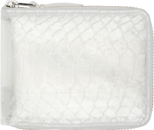 Wallet COMME des GARCONS ギャルソ SNAKE COMME des GARÇONS WALLETS: Transparent Snake Wallet | SSENSE