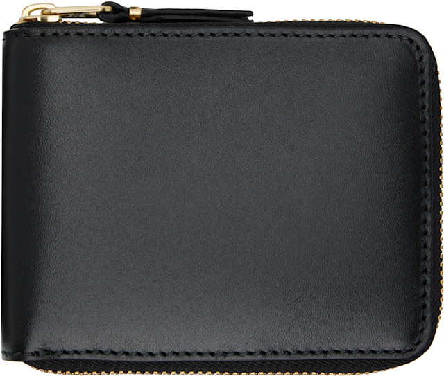 Comme des Garçons Wallets: ブラック Classic レザー 財布 | SSENSE 日本